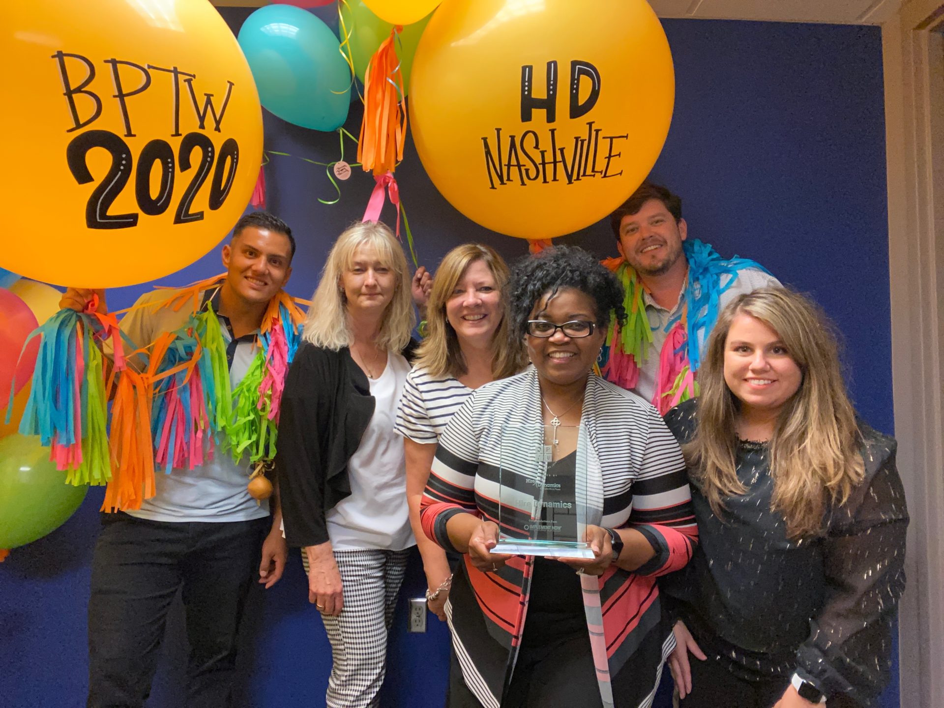 Nashville team celebrates their Best Places to Work win! 